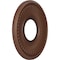 Ekena Millwork Berkshire PVC Medallion (Canopies up to 4 1/2"), 10"OD x 3 1/2"ID x 3/4"P, Metallic Rust CMP10BEDRU - alternate 4